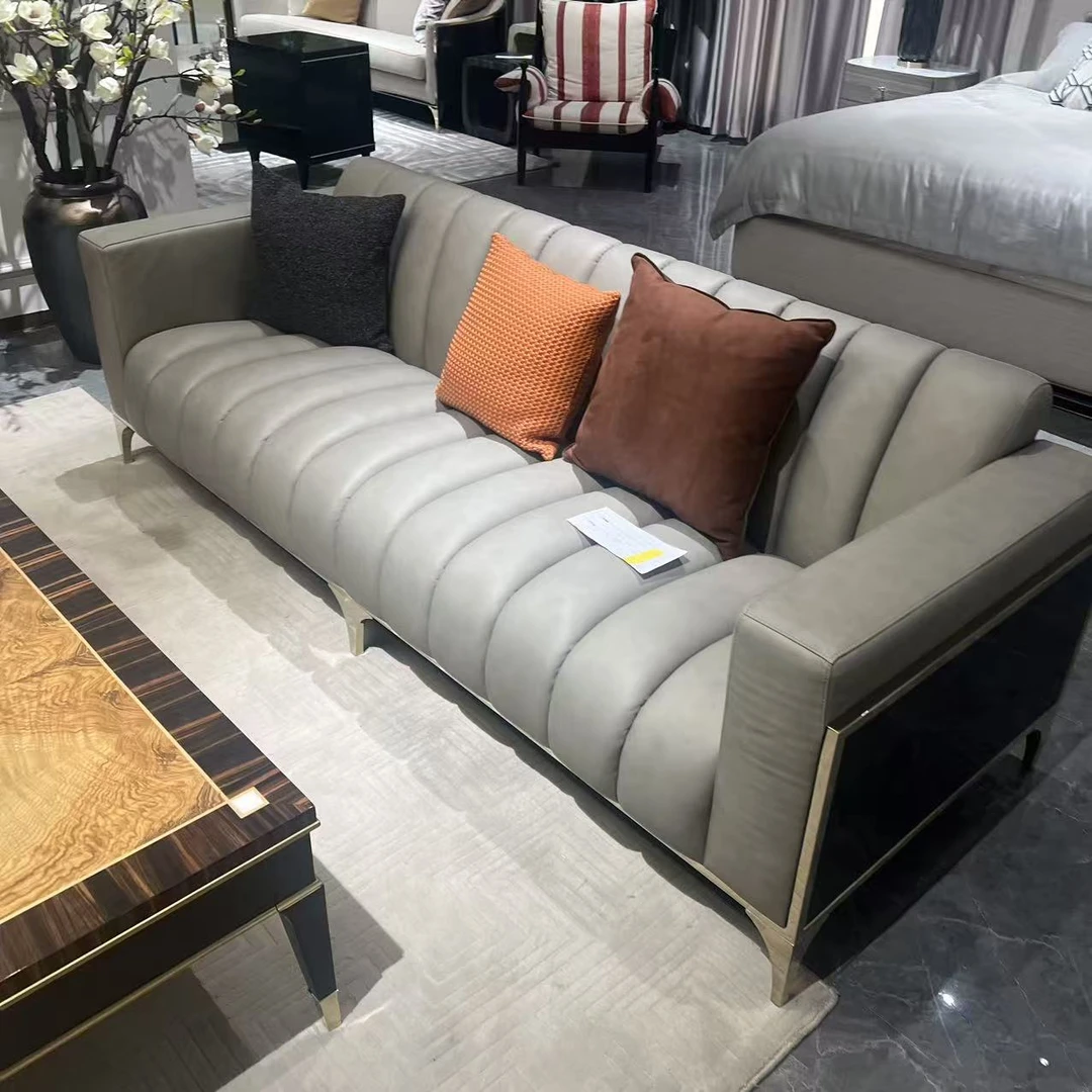 【春哥严选】HT-AL-131沙发皮三人位