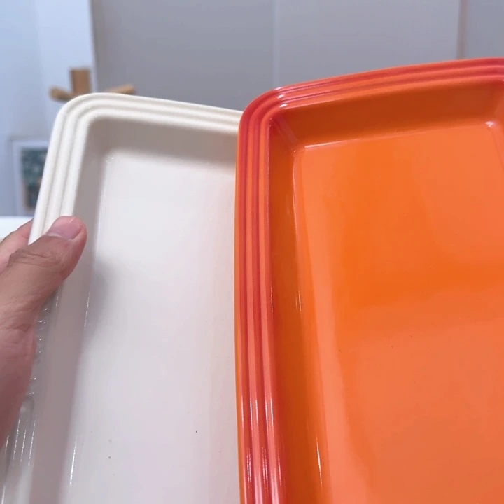 瓷片微瑕2个长鱼盘