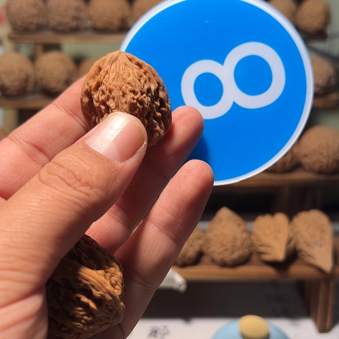 风**猪文玩核桃，蓝色008