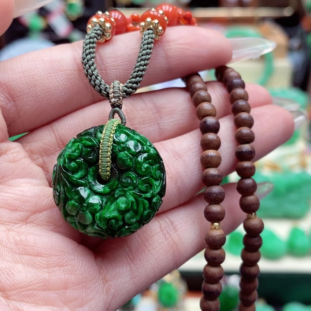 颈饰未镶嵌翡翠翡翠吊坠