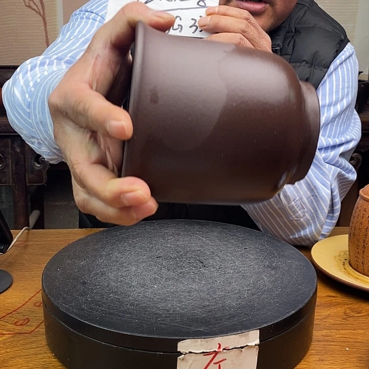 紫砂花盆货号一只JG33