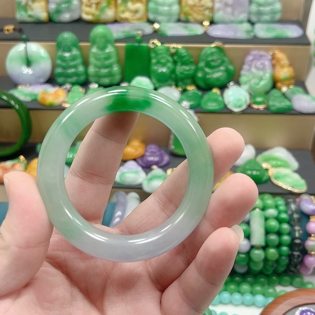 金***鸡吊坠(赠链)银S925镶嵌翡翠