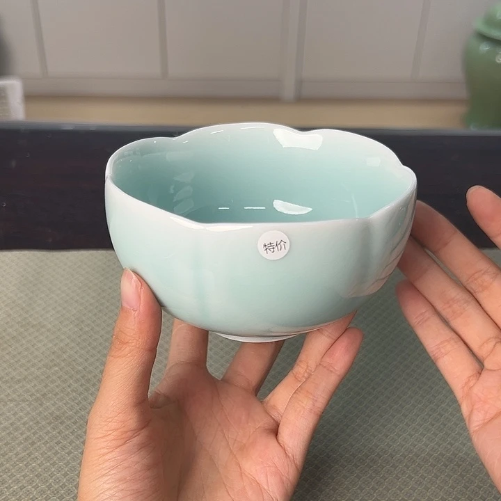 龙泉云间青瓷小米茶器