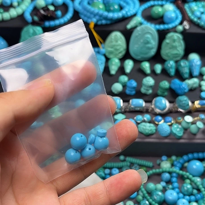 金***姐蓝色圆珠卡十四颗隔片两个