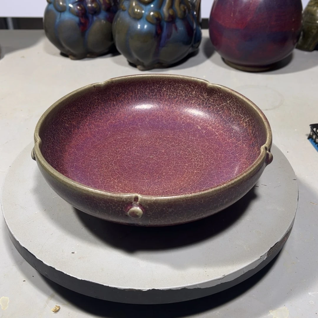 瓶古**颜钧窑瓷器品相完美