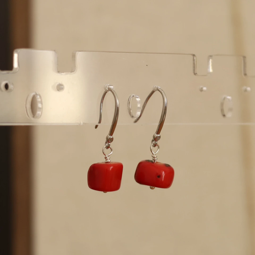 非金属珐琅耳饰 耳环古风简约国风手工耳饰素款耳钩复古民族风