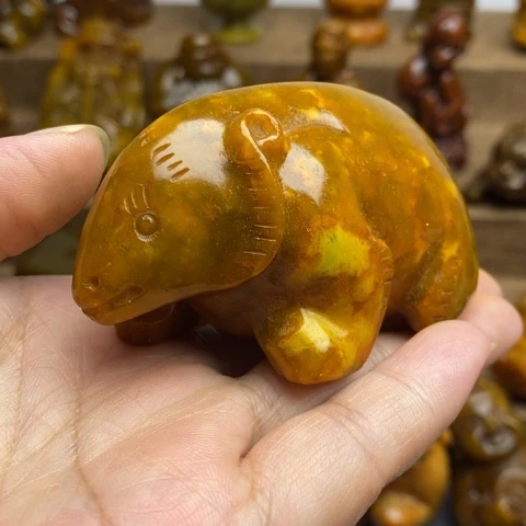 蛇纹石玉未镶嵌颈饰36