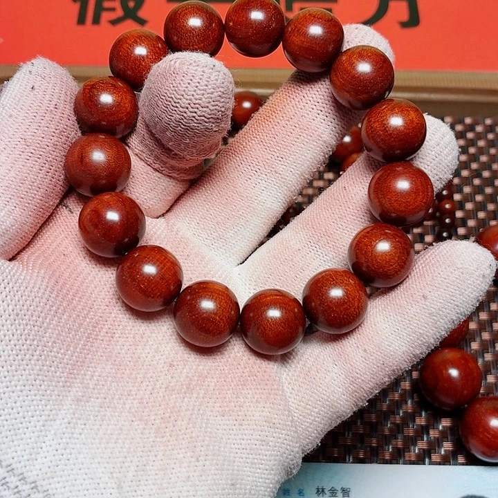 清***欢小叶紫檀手串/手链1.5龙鳞顶泥