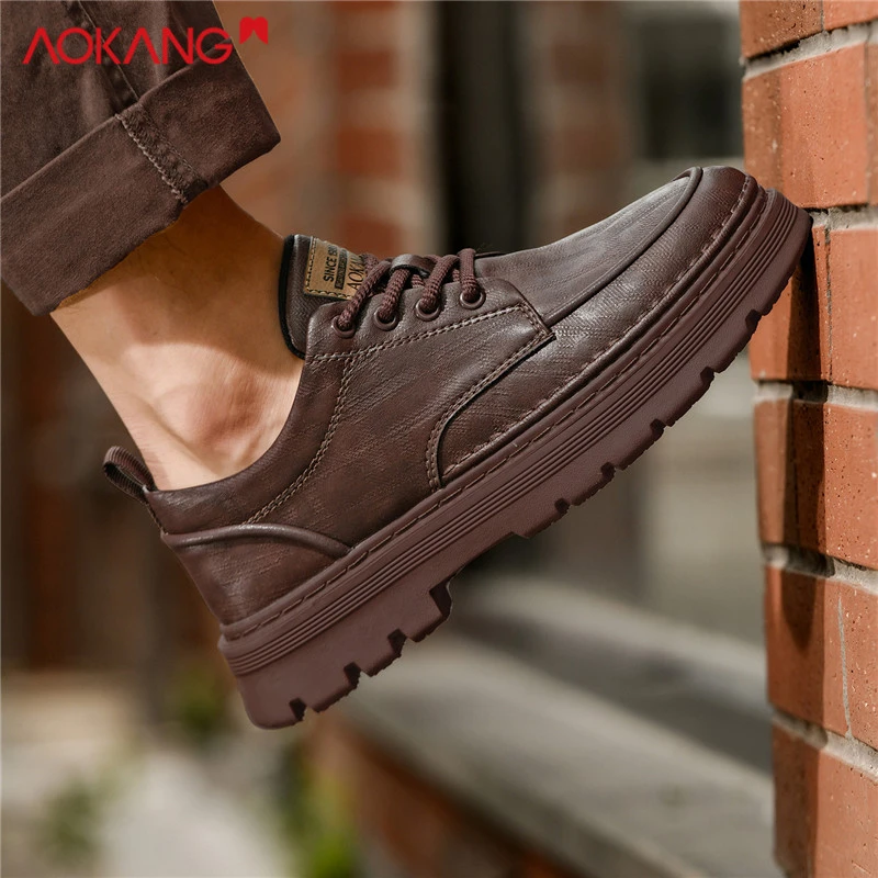 2025秋季官方正品男士运动休闲百搭增高马丁靴时尚