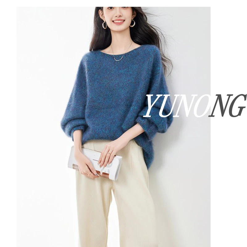【YUNONG】羊绒/高货秋冬毛衣显瘦百搭宽松