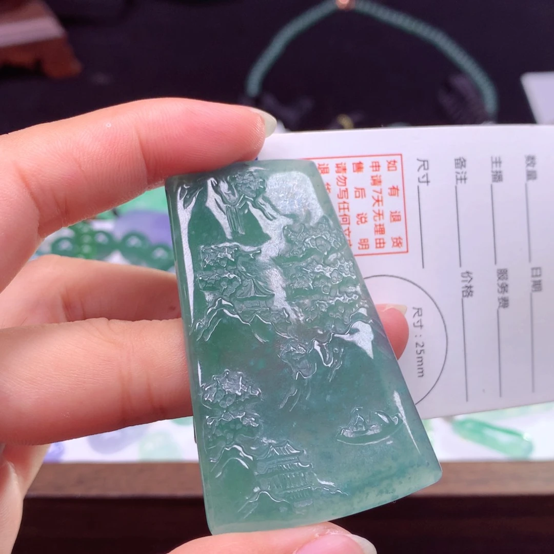 颈饰未镶嵌翡翠翡翠