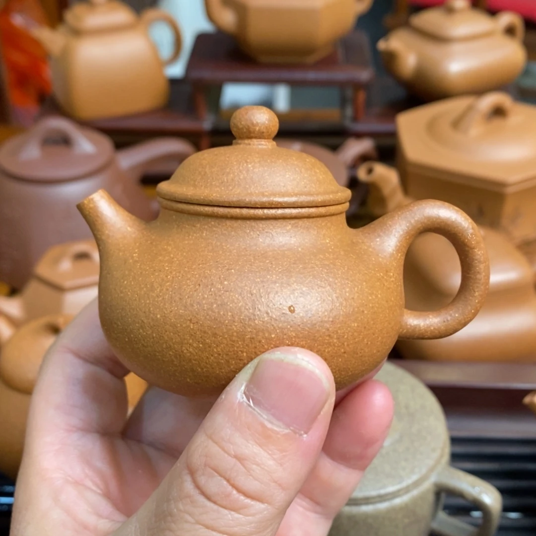 茶壶紫砂紫砂壶容天无彩金降坡