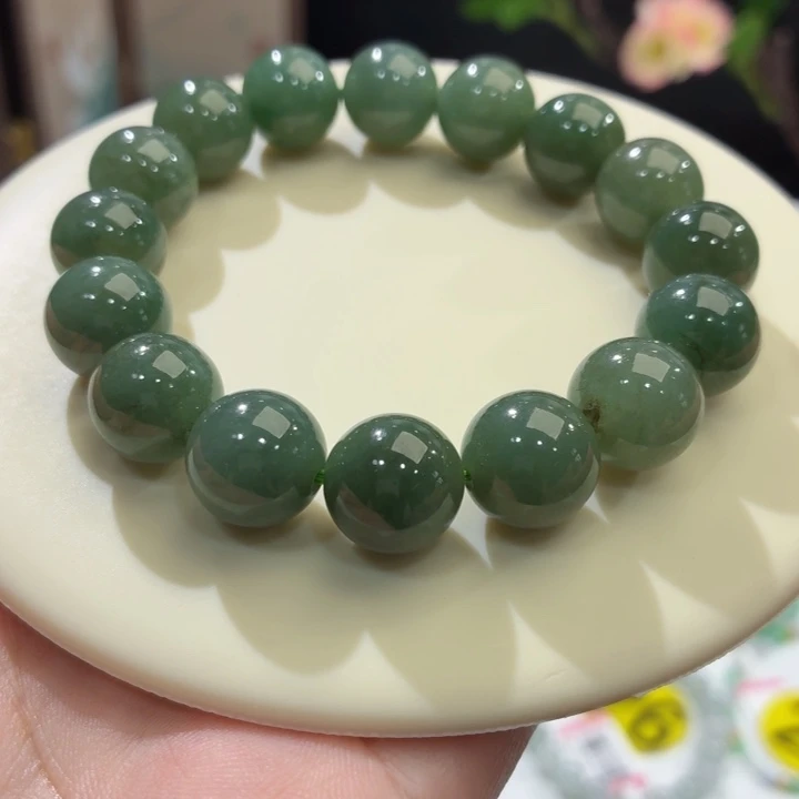 翡翠未镶嵌手链冰胶卡13.3福利款