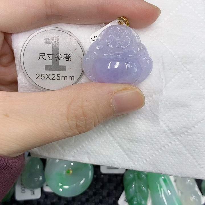 颈饰18K金镶嵌翡翠123456778888