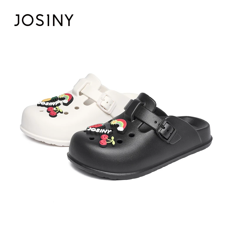 卓诗尼洞洞鞋女2025新款夏季外穿运动凉鞋开车防滑清凉厚底凉拖