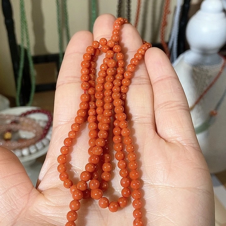 南红玛瑙手链未镶嵌