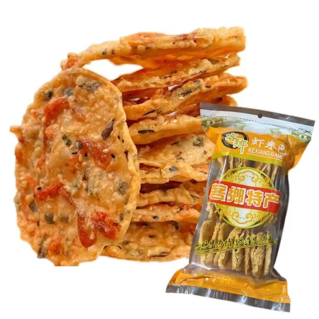 客家风味江西特产虾米锅巴香脆零食手工制作