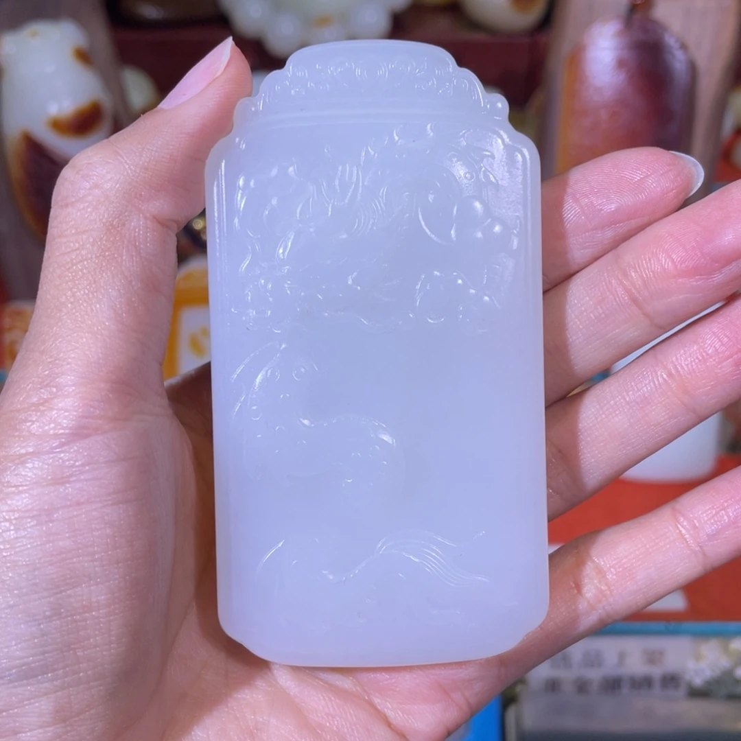 K****和田玉未镶嵌挂件