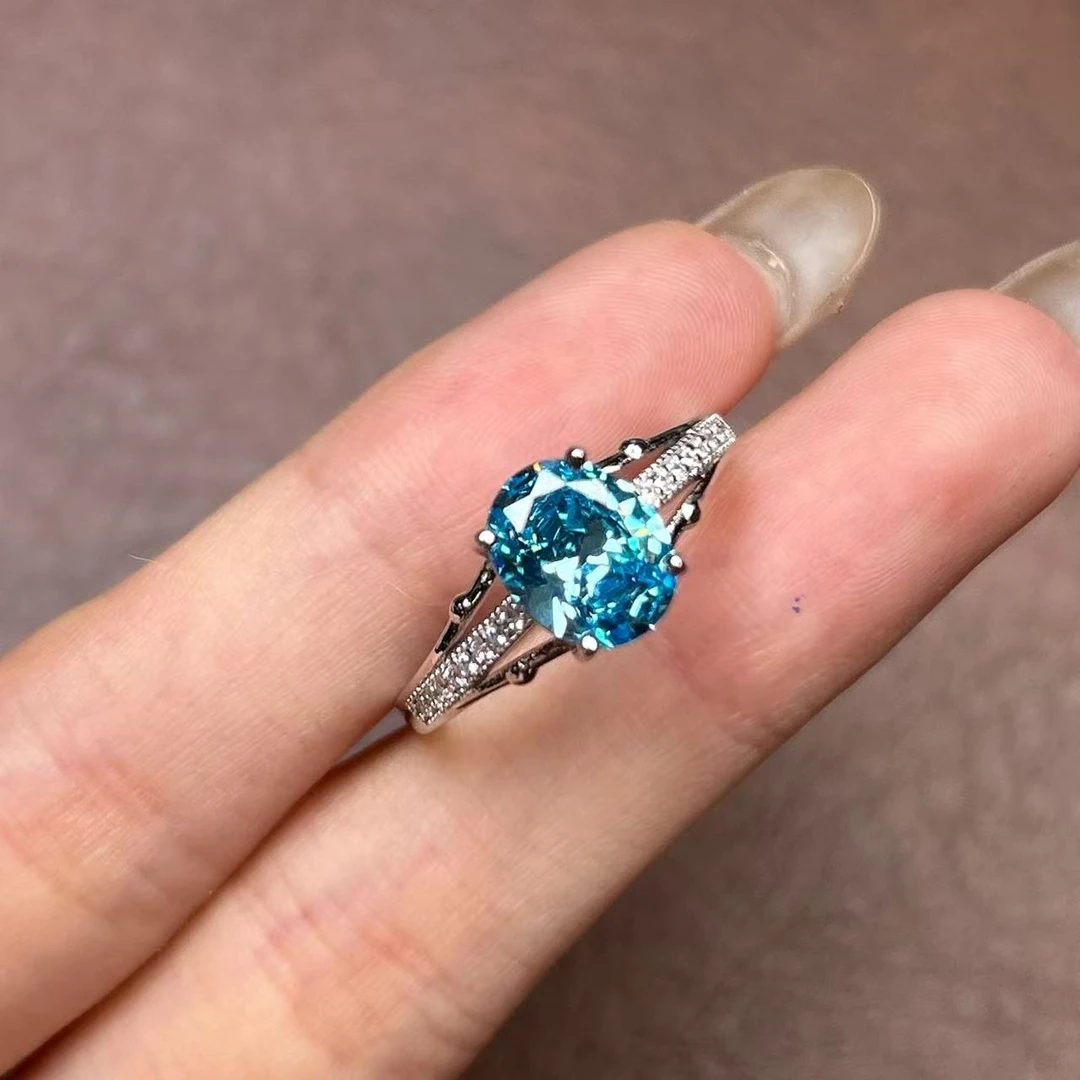 意大利GD-奢华气质轻奢梦幻彩色戒指143