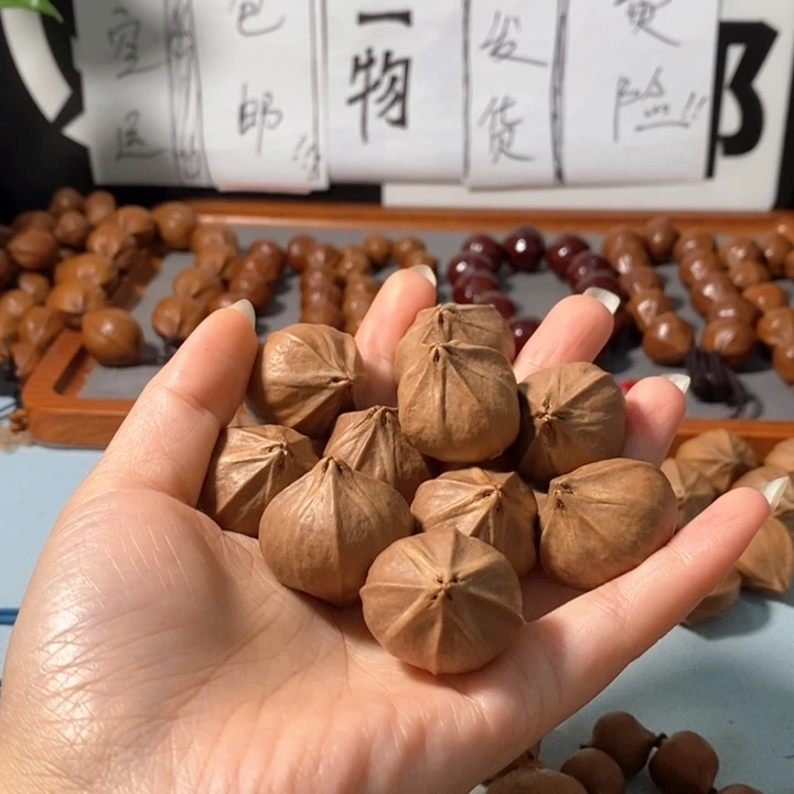 橄榄核手串e****n28*29精品4老树蒜头铁核9+1颗