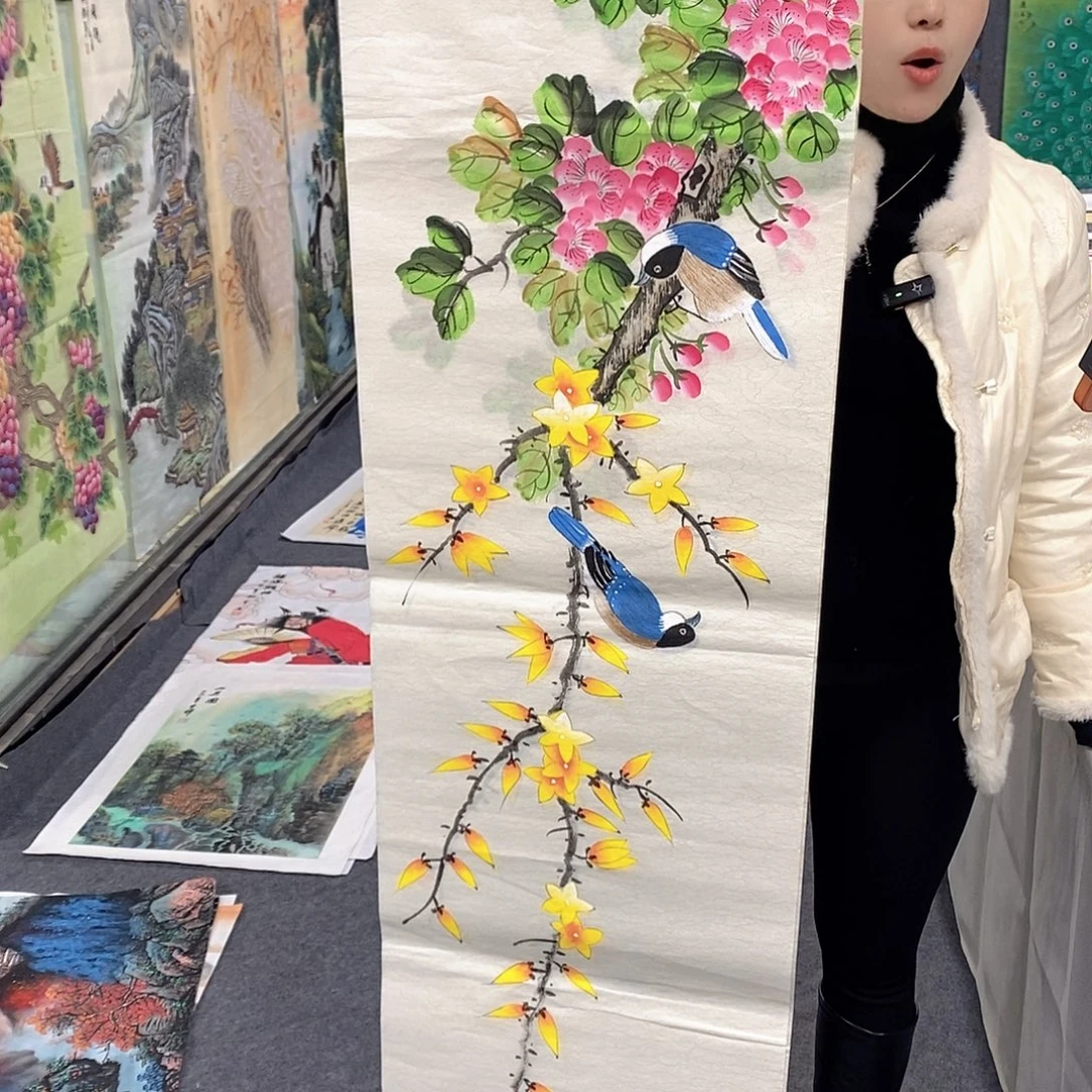 国画国画手绘作品