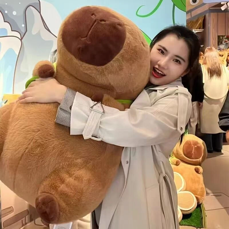 卡皮巴拉玩偶土拨鼠玩具公仔玩偶可爱毛绒玩具布娃娃丑萌