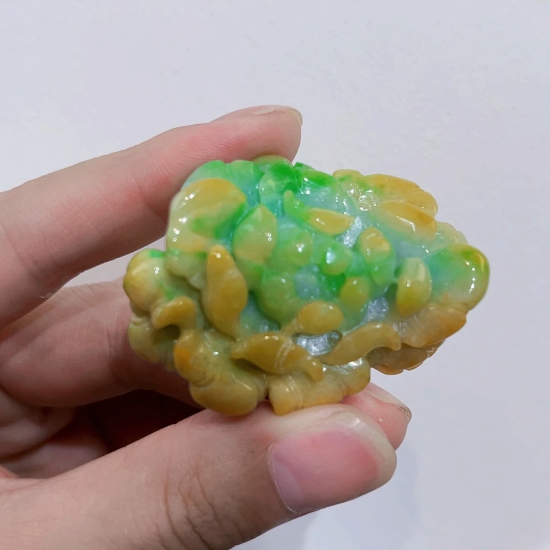 翡翠未镶嵌吊坠(赠链)代编织