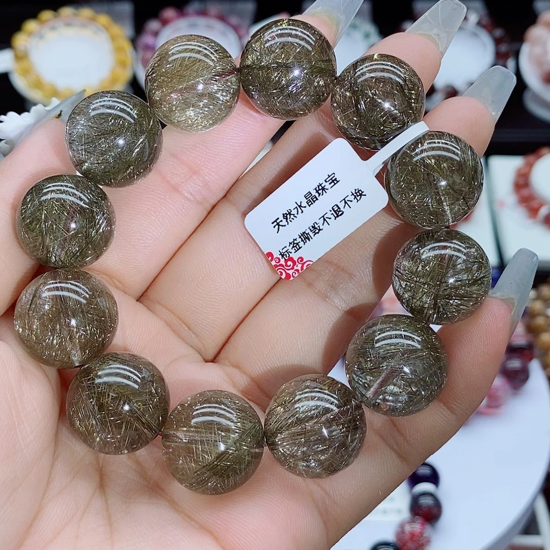 水晶未镶嵌手链银发晶