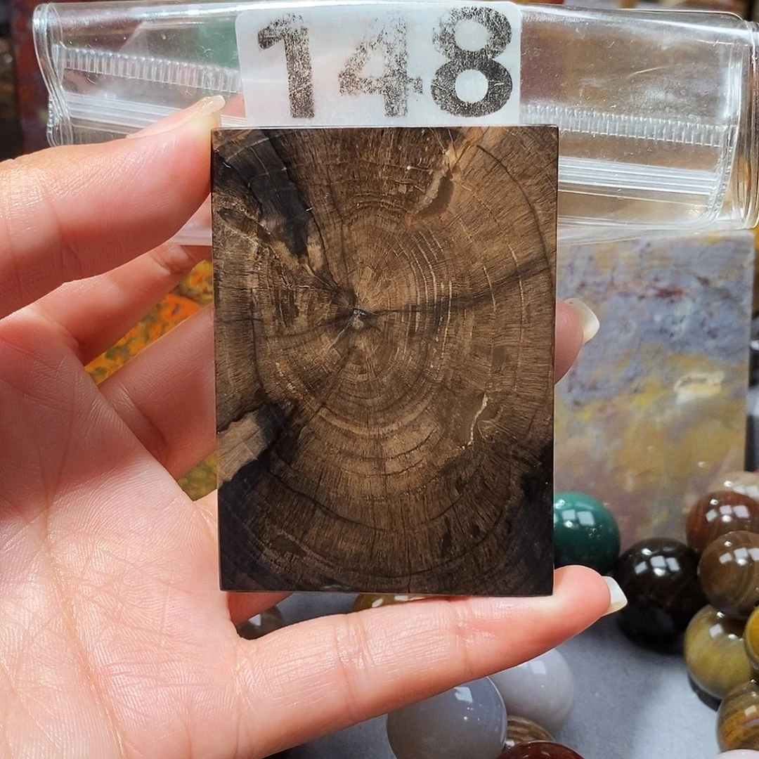 未镶嵌天然北票硅化玉吊坠硅化玉
