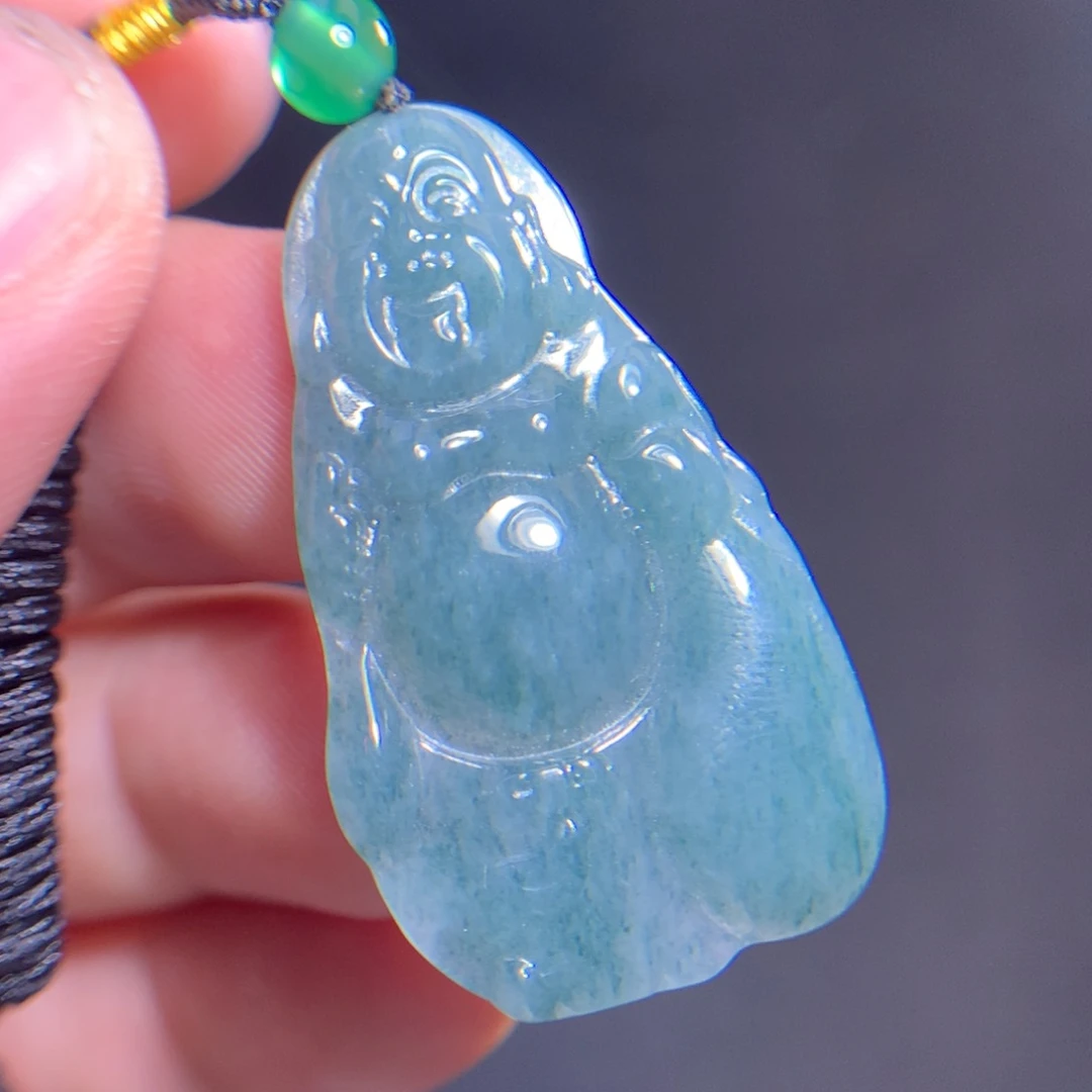 翡翠未镶嵌颈饰天然A货翡翠