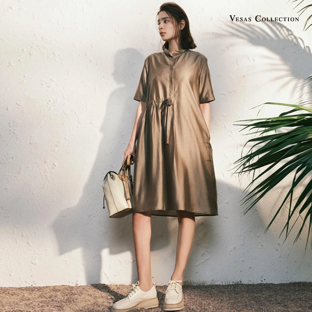 vesas collection 唯尚女装 连衣裙气质宽松 VS222D130727