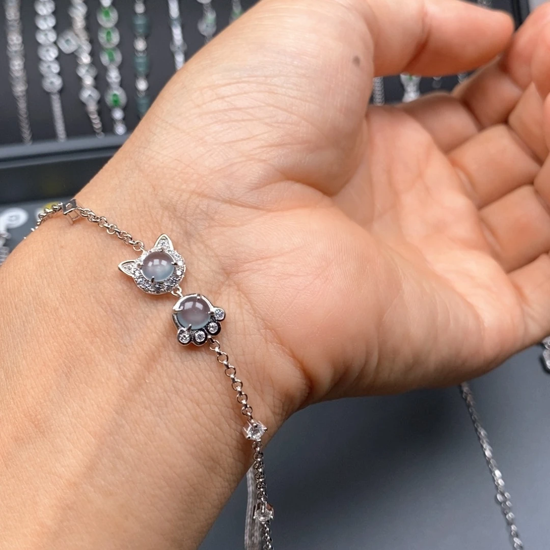 翡翠银S925镶嵌颈饰富***多5558