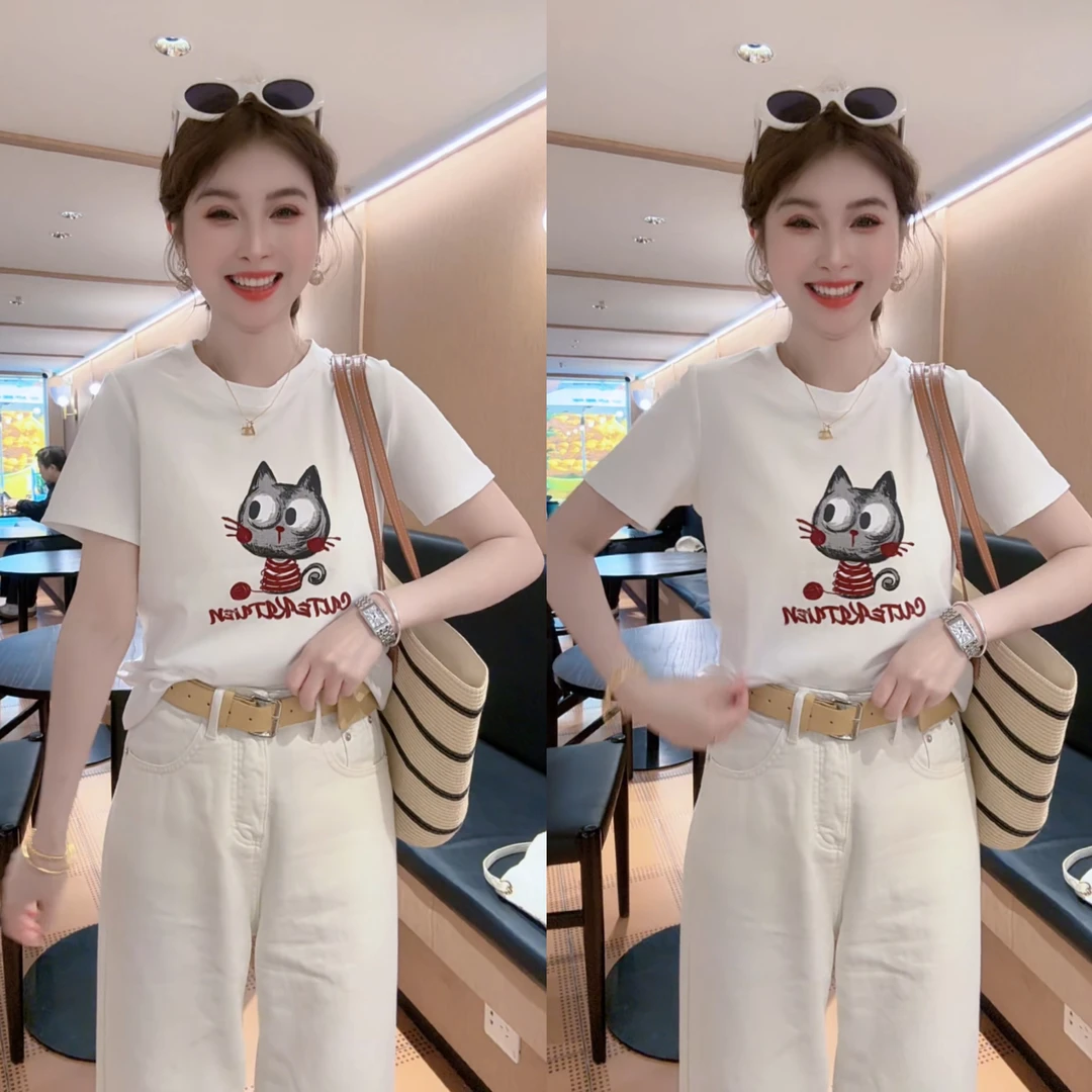 【月月专享】猫猫星球-可内搭外穿款式猫猫T恤 XXJ-Z0064