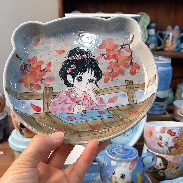 陶景德镇釉下手绘陶瓷