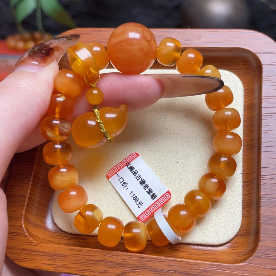 蜜蜡未镶嵌手链手串