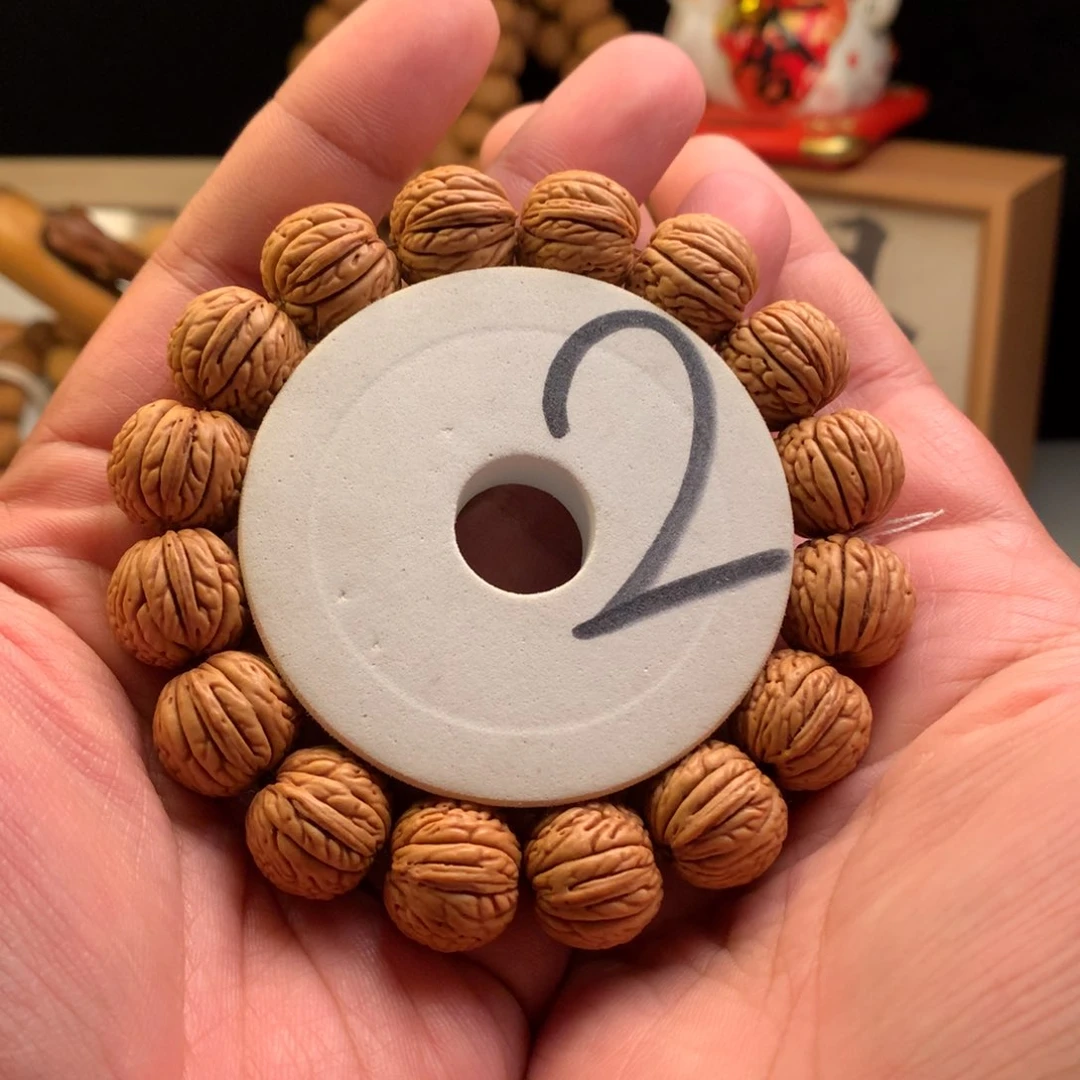 桃核手串【雨花石】1.8桃核手串