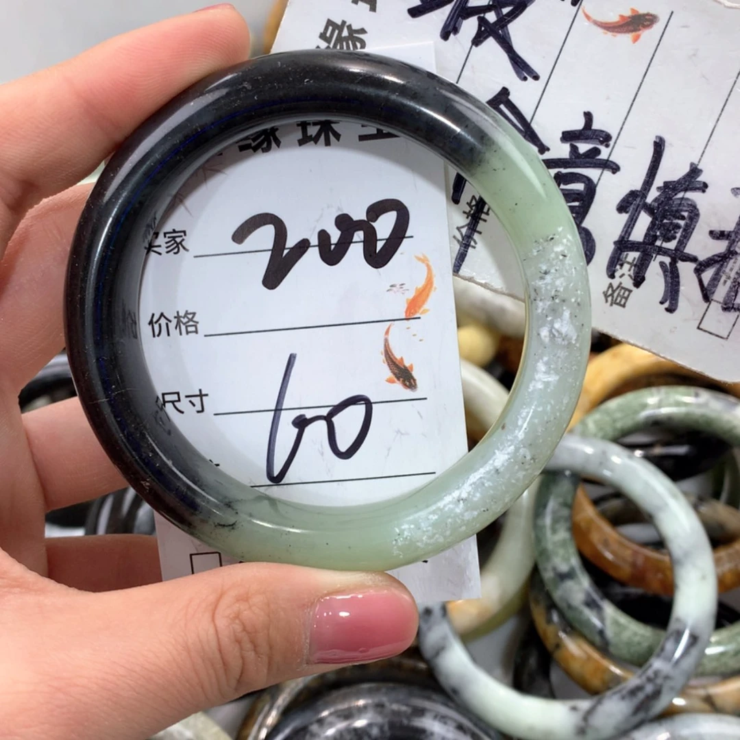 【闪购商品】合金蛇纹石玉手镯