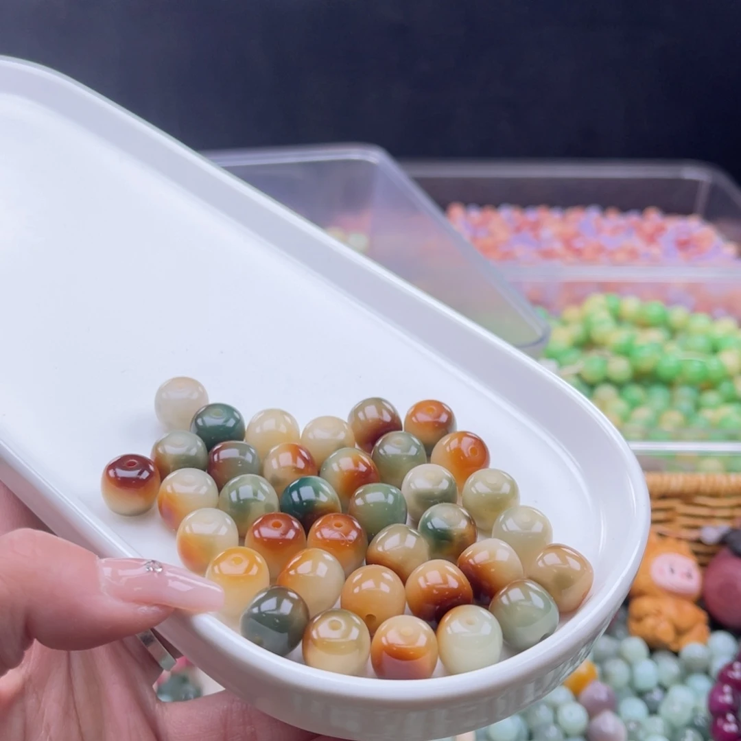 白玉菩提吊坠a12mm36颗。敦煌