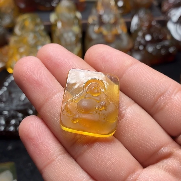 琥珀未镶嵌颈饰229