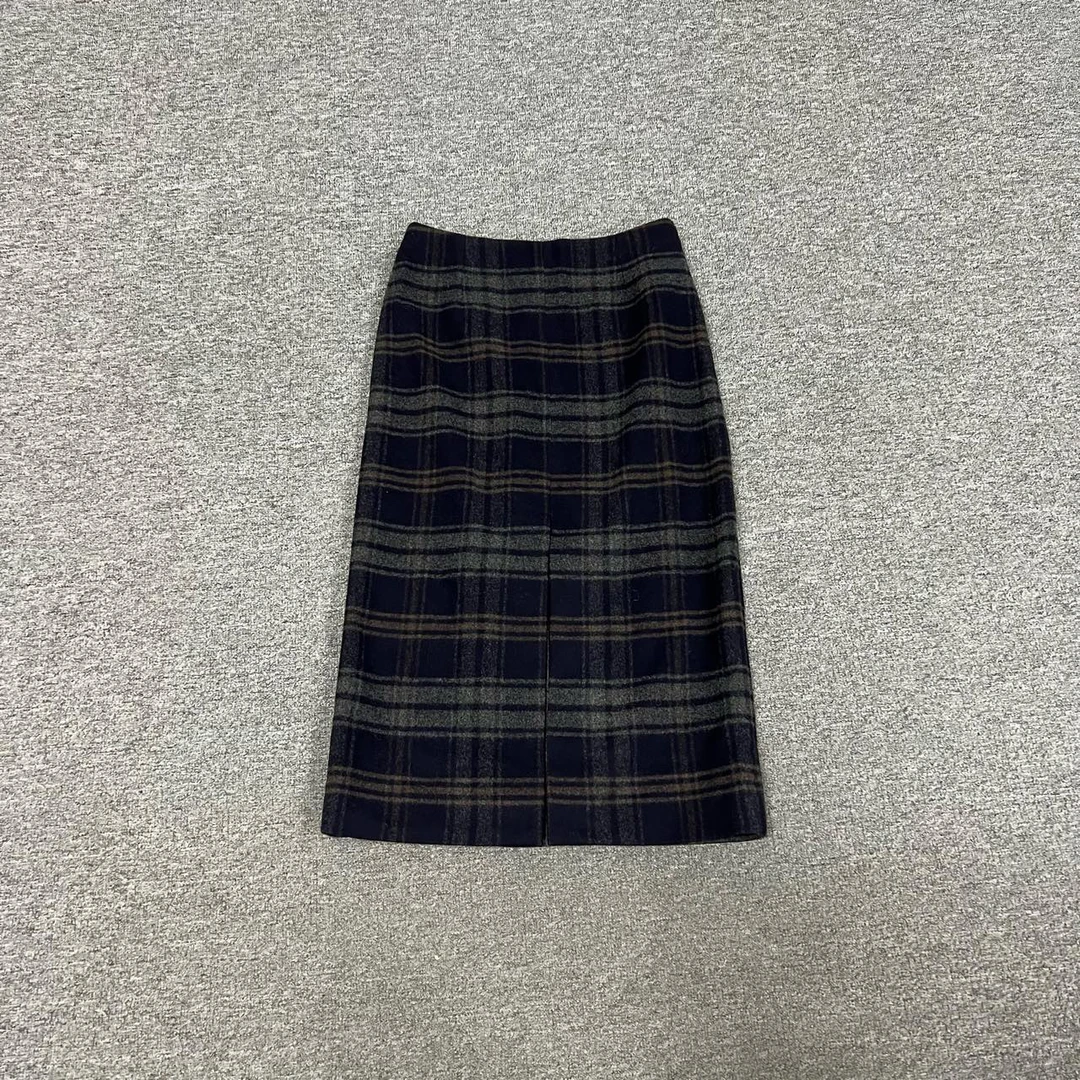 99新 Prada/普拉达 Prada格纹半身裙