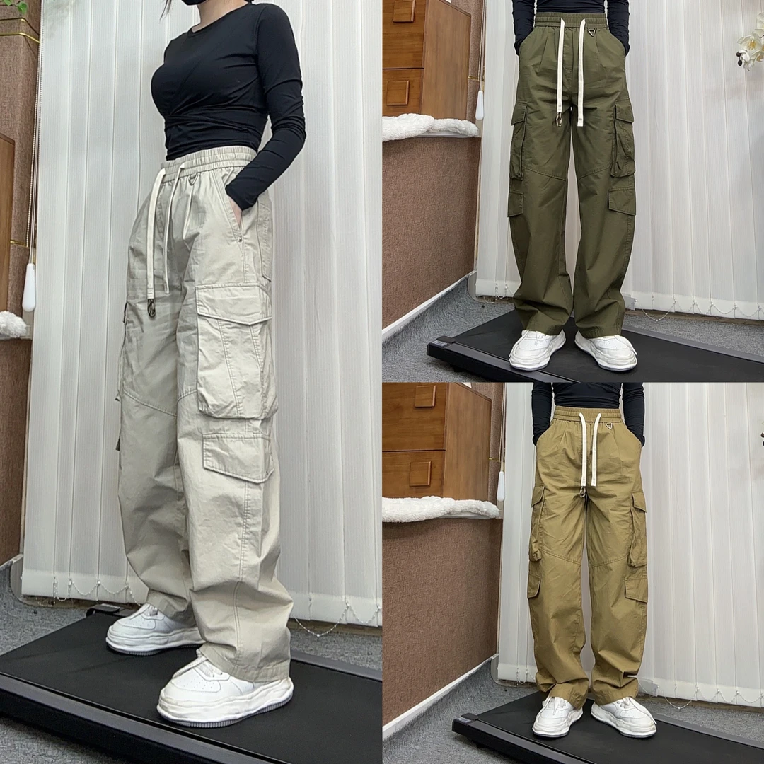 男士复古高街直筒工装裤透气简约时尚弯刀痞帅风百搭潮流休闲裤