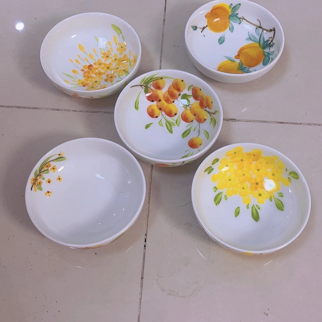 @***仝摆件景德镇手绘餐具