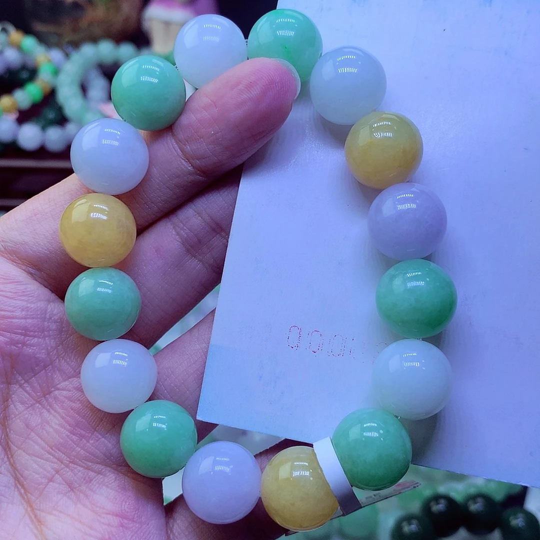 翡翠未镶嵌毛衣链