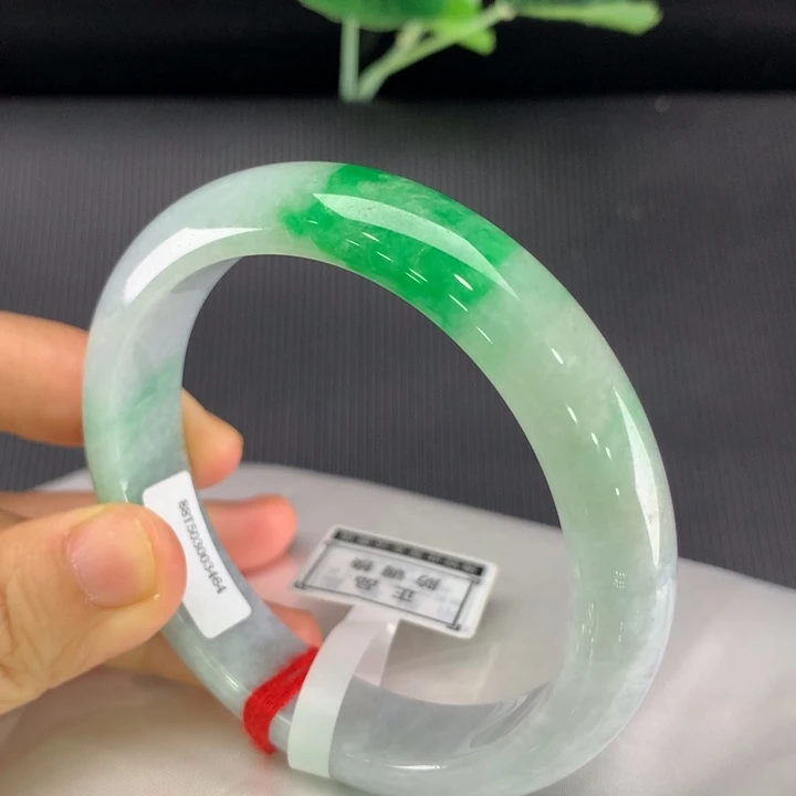 未镶嵌手镯翡翠正圈58