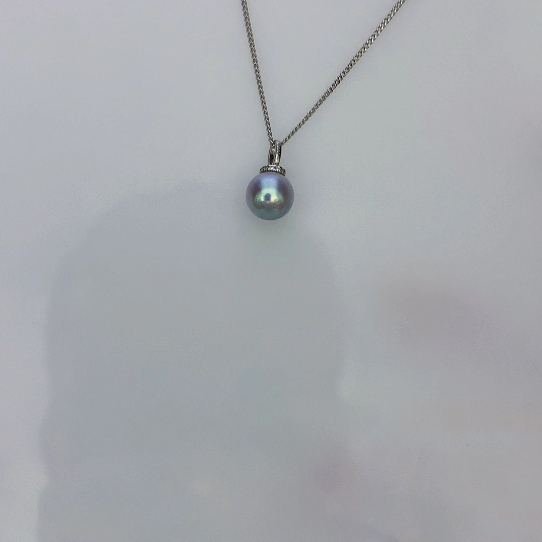 银S925镶嵌海水珍珠饰品
