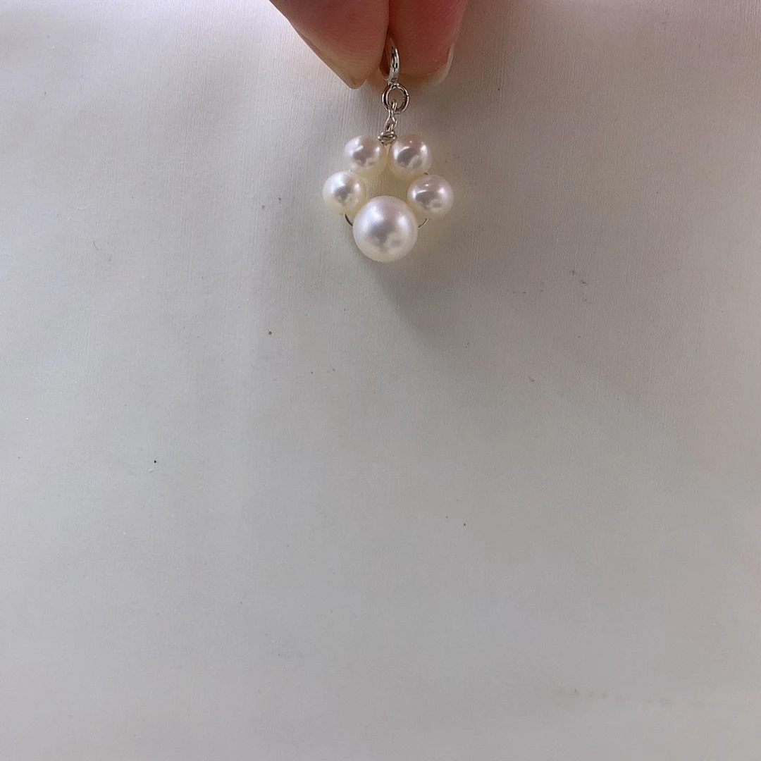吊坠(不含链)合金淡水珍珠