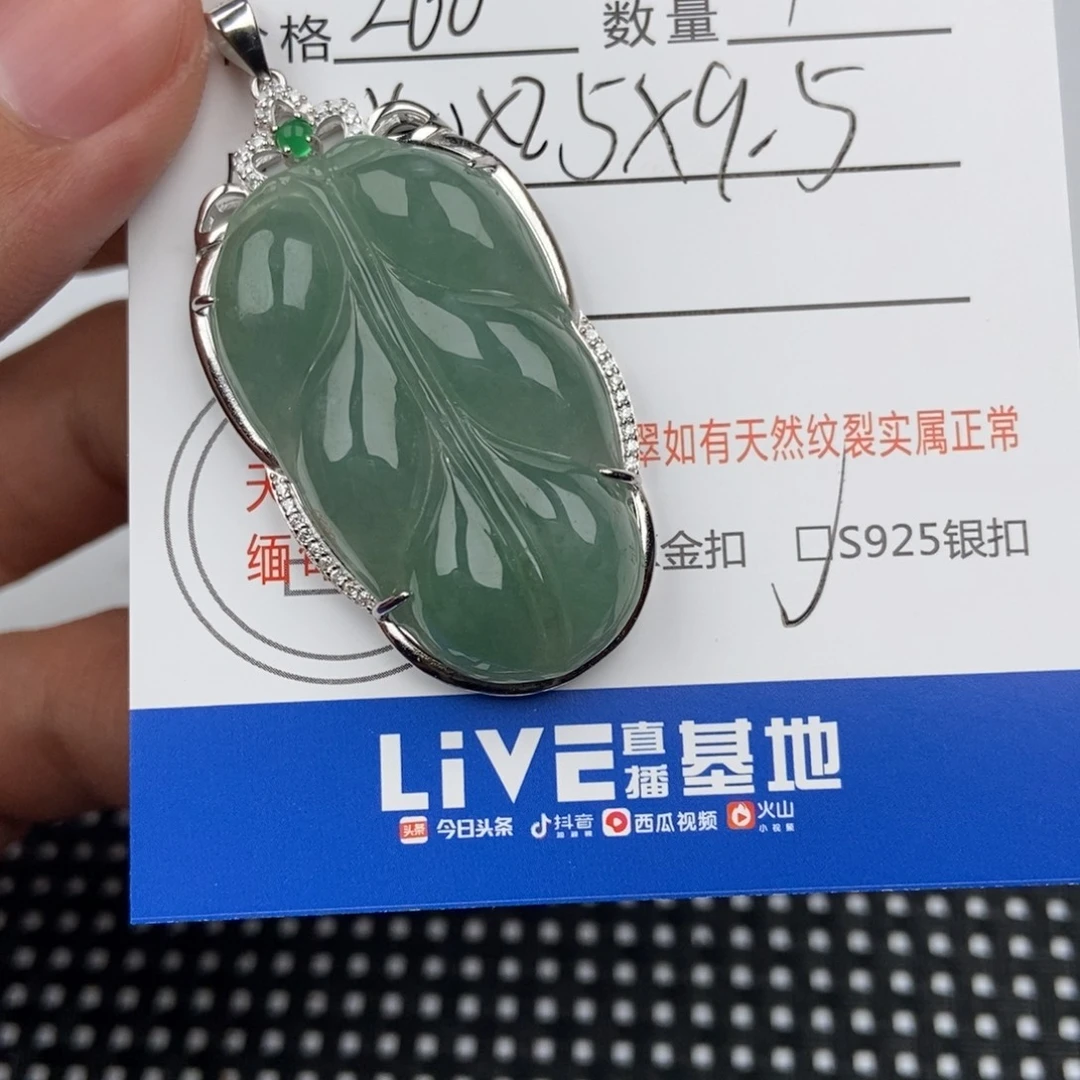 翡翠未镶嵌颈饰吊坠