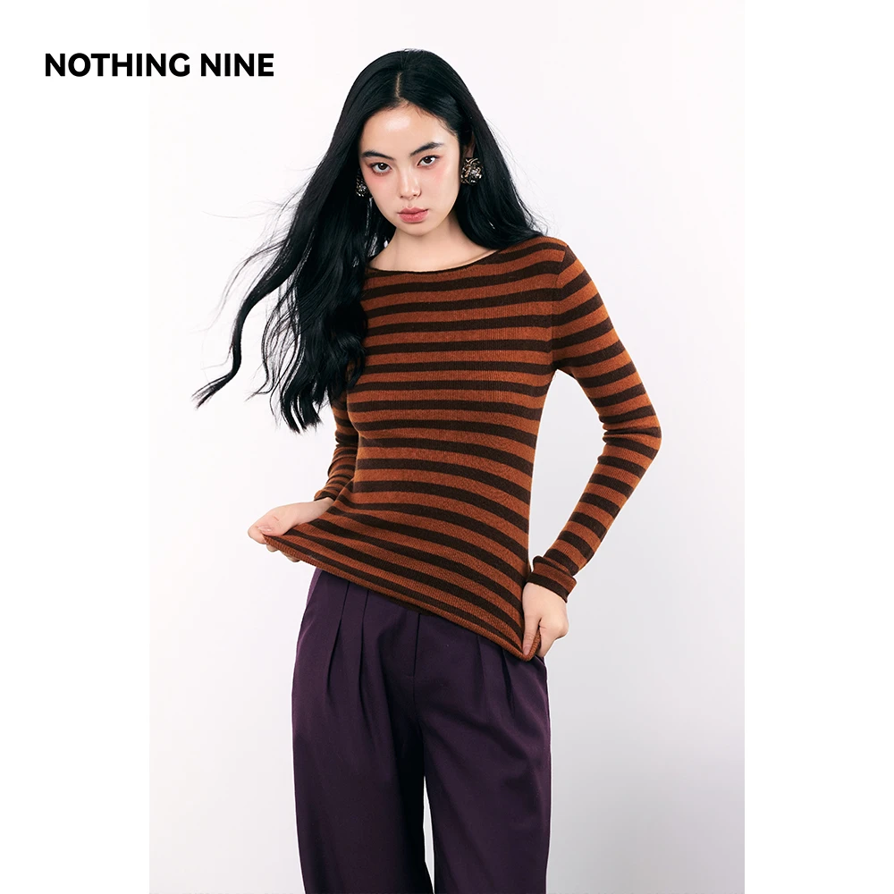 NOTHING NINE 穆尔勒针织上衣