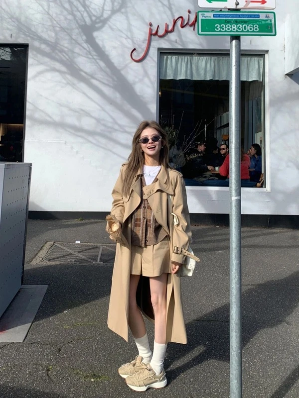DEEMO入秋开场券！同款y*sI定制高品质小个子气质风衣外套女款