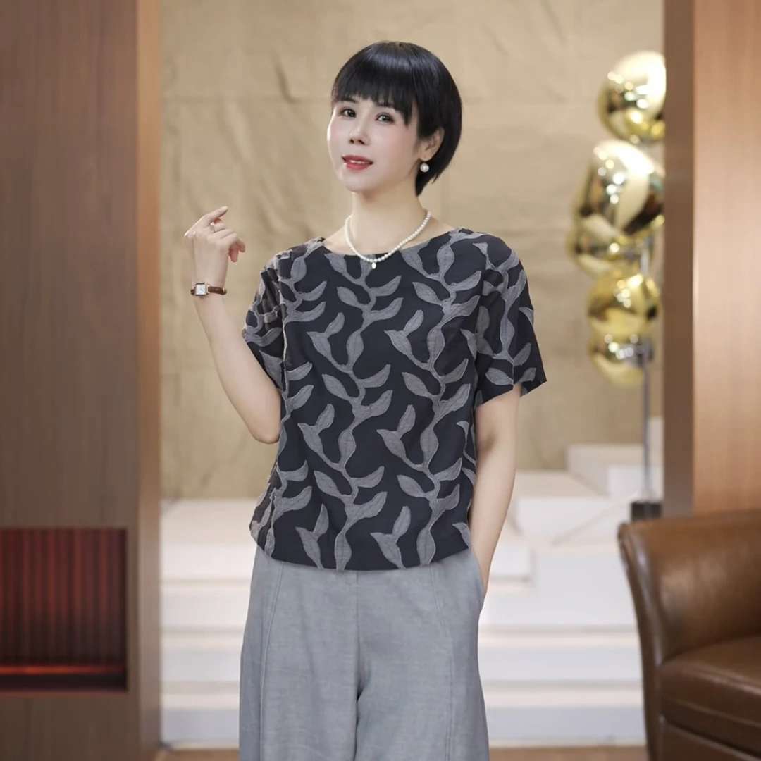 【渲渲推荐】H-F5096夏季2025新款海草条衬衫